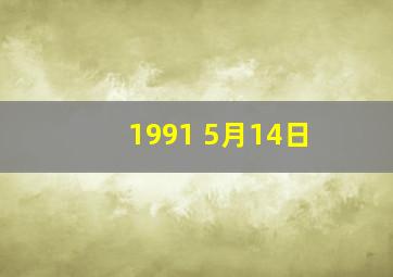 1991 5月14日